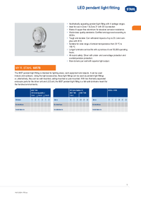 Thumbnail of document Product overview led pendant light fitting iec series 6057 en us rstahl 19969